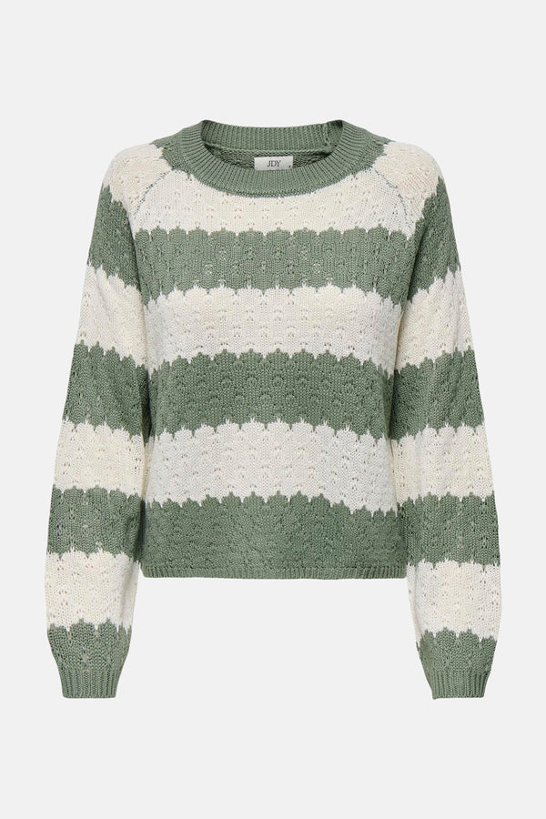 Pull col O Vert - JDY