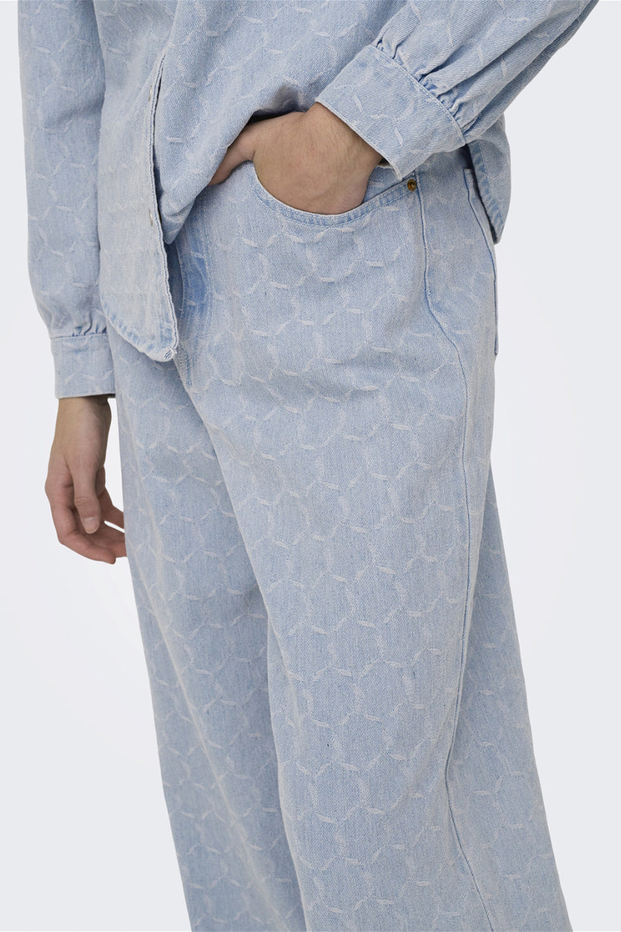 HOPEELIZA - light blue denim