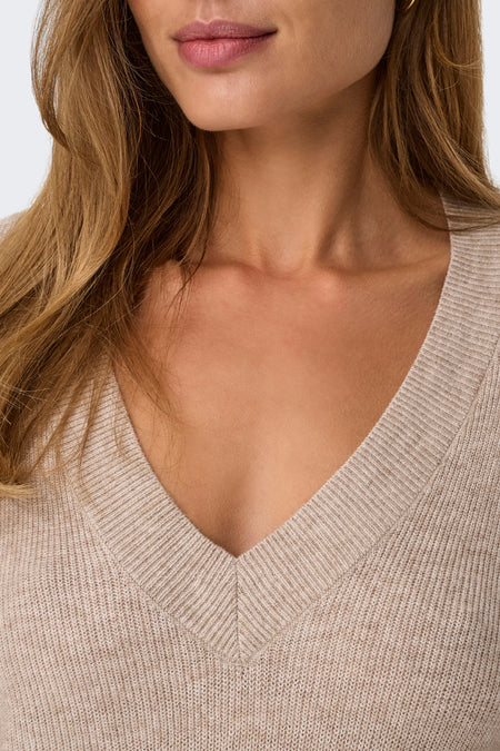 Kleedjes (lange mouwen) Beige - ONLY®