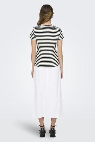 Top uni manche courte blanc - JDY - JDY