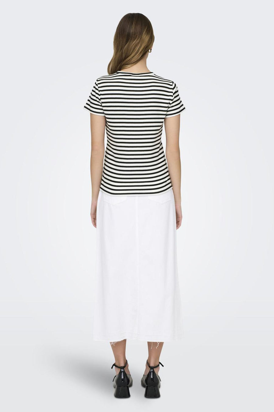 Top uni manche courte blanc - JDY - JDY