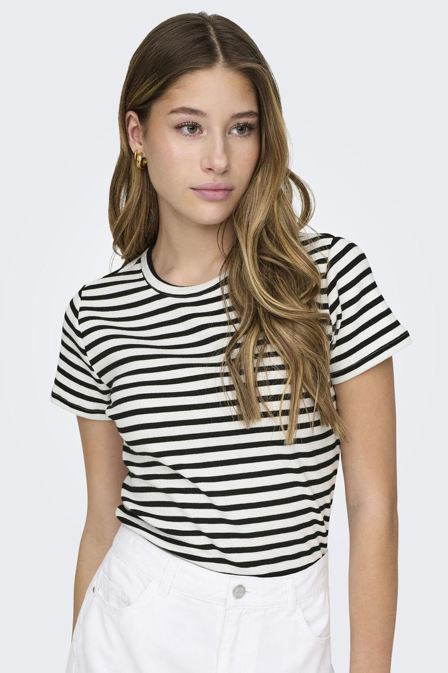 Top uni manche courte blanc - JDY - JDY