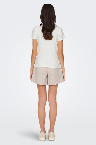 Top uni manche courte blanc - JDY - JDY