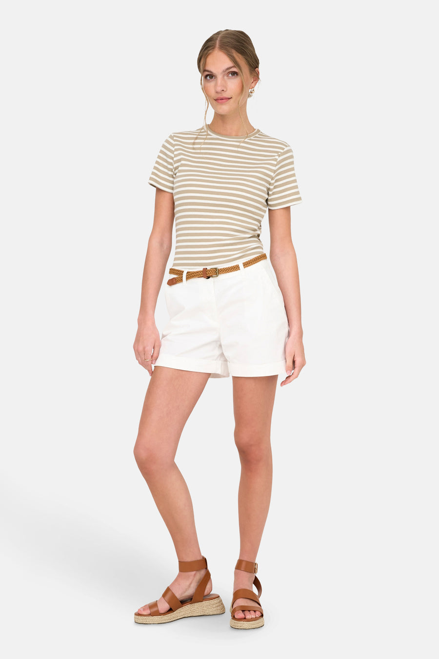 T-shirt à manches courtes - beige - JDY