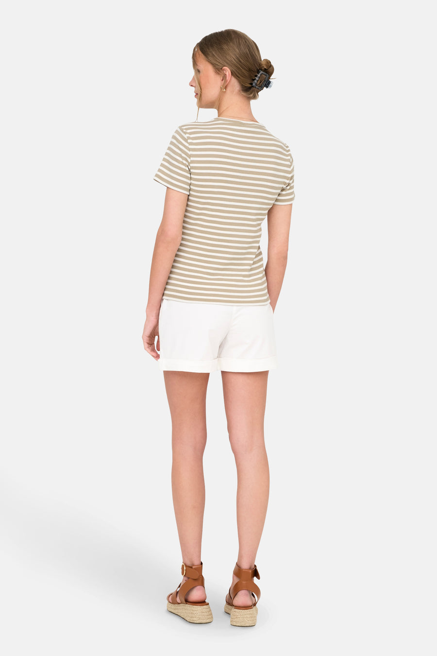 T-shirt à manches courtes - beige - JDY