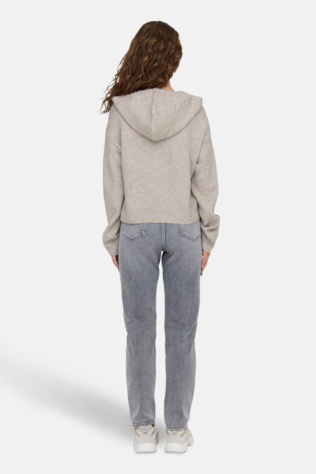 Trui met kap beige - JDY