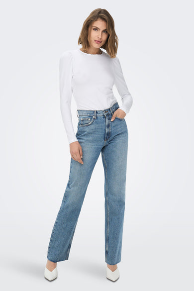 RILEY - mid blue denim