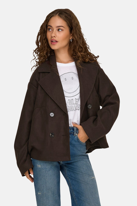 Korte jas bruin - ONLY®
