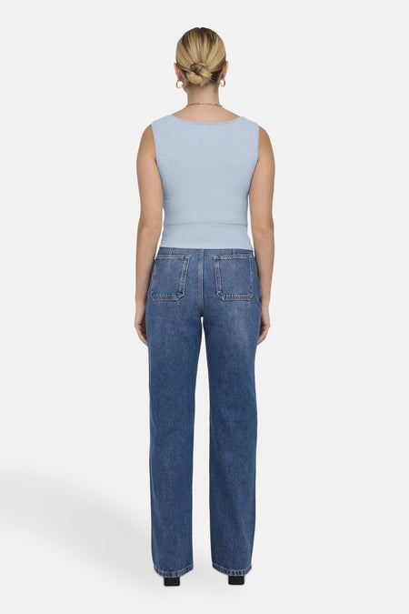 Top (zonder mouwen) Blauw - ONLY®
