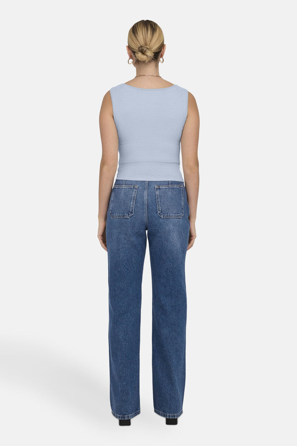 Top (zonder mouwen) Blauw - ONLY®