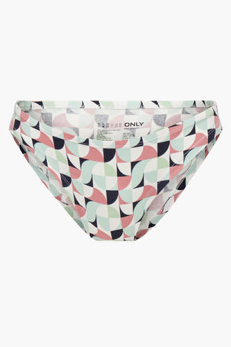 Slip multicolore ONLY avec un motif géométrique rétro.