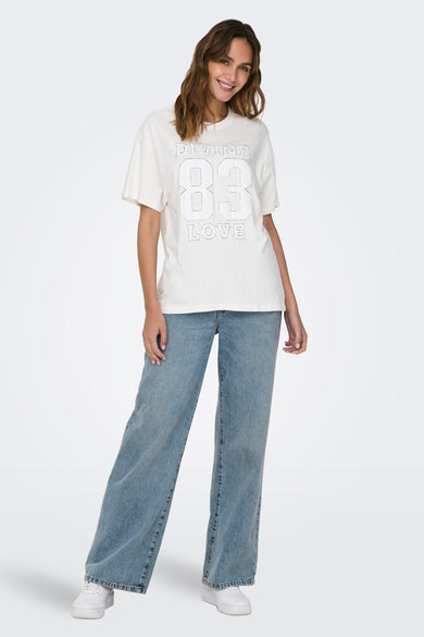 T-shirt (korte mouwen) Wit - ONLY®