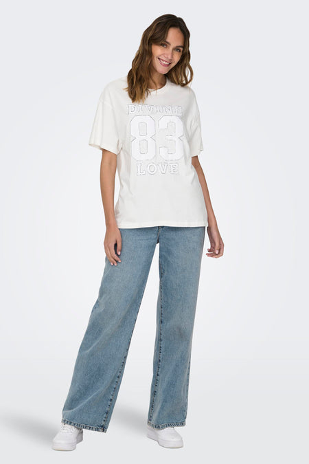 T-shirt (korte mouwen) Wit - ONLY®