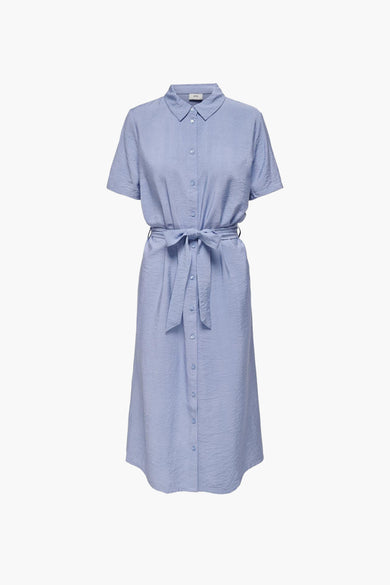 Kleedje met korte mouwen - blauw