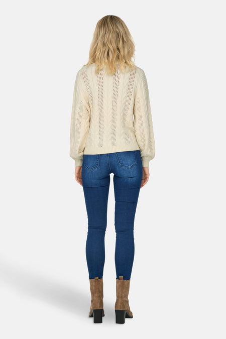 ONLRUBINA LS CABLE O-NECK KNT NOOS
