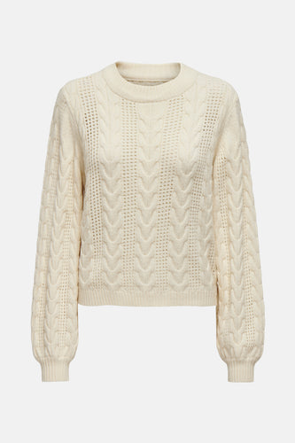 Pull à col rond - blanc - ONLY®