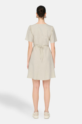 Kleedje met korte mouwen - ecru - ONLY®