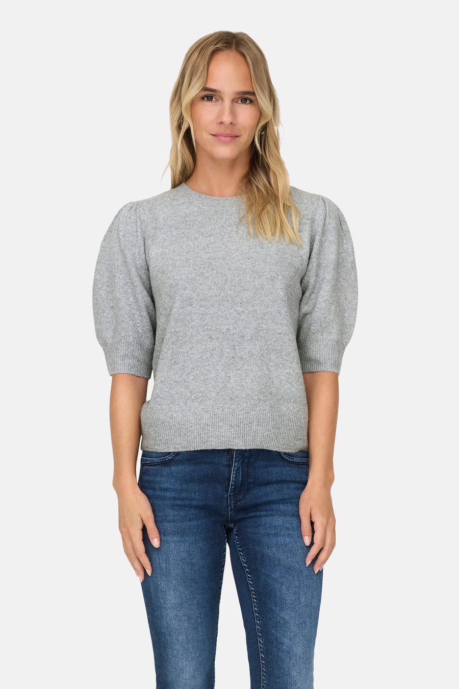 Pull met ronde hals - grijs - ONLY®