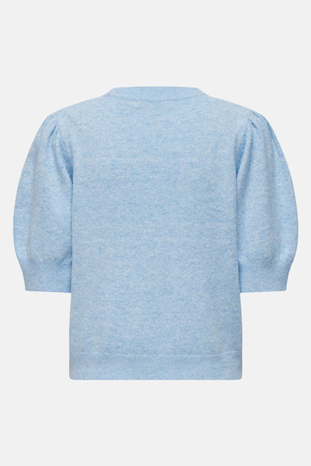 Pull met ronde hals - Lichtblauw