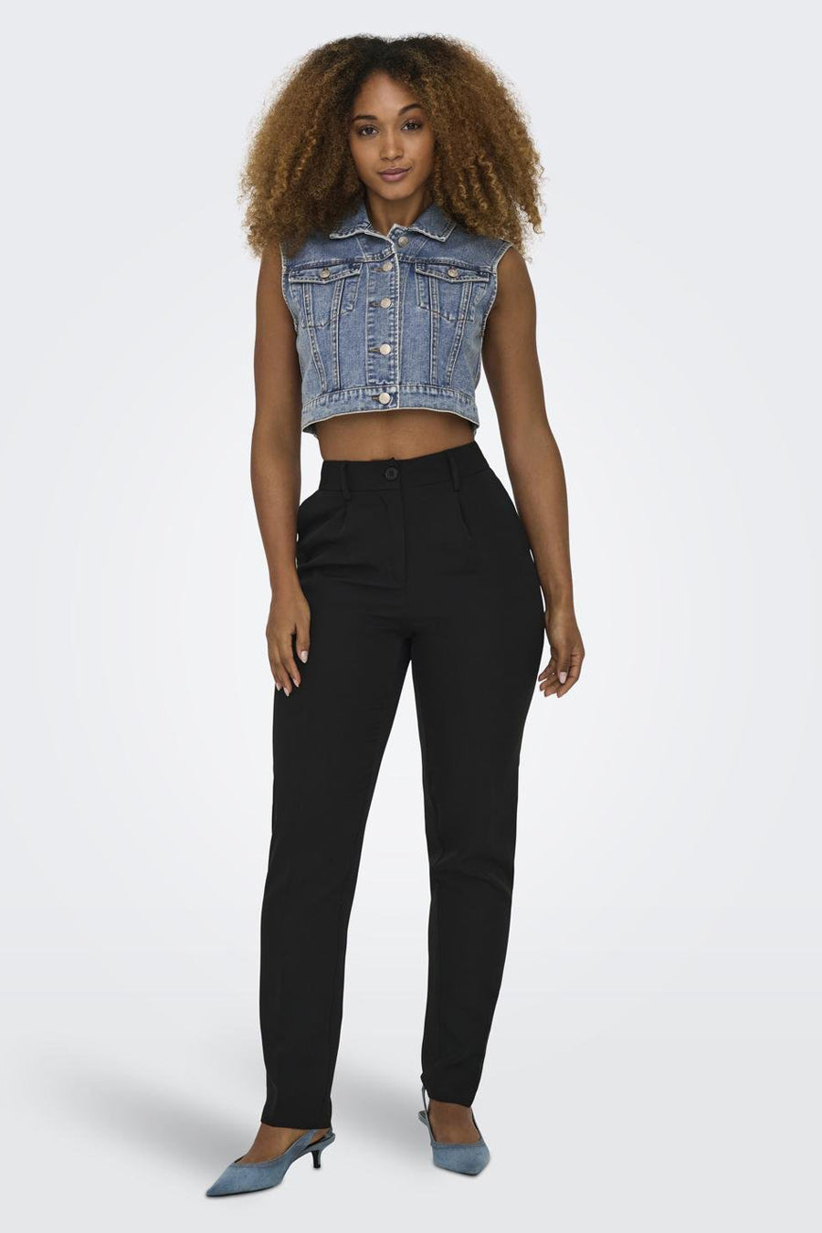 Veste - mid blue denim