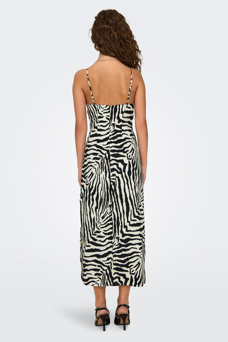 ONLIRIS THALIA LIFE STRAP MIDI DRESS WVN