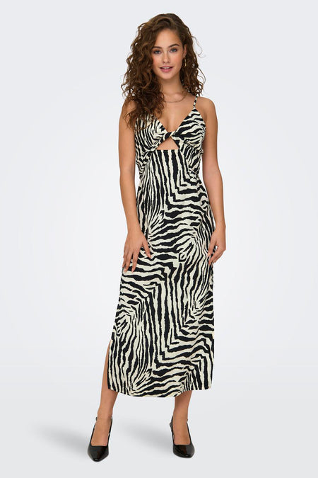 ONLIRIS THALIA LIFE STRAP MIDI DRESS WVN