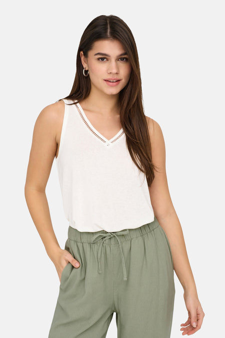 ONLPENNY S/L V-NECK TOP JRS