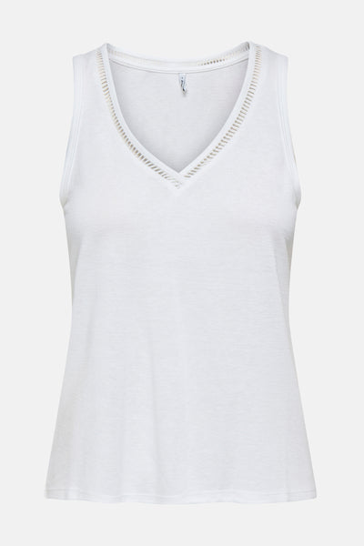 Top (zonder mouwen) Wit - ONLY®