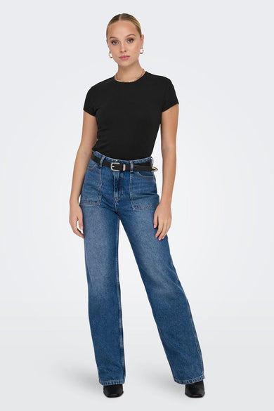 T-shirt met korte mouwen - zwart