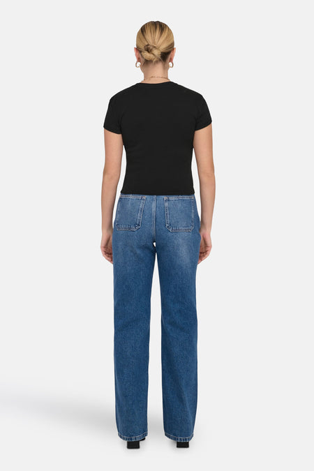 T-shirt met korte mouwen - zwart