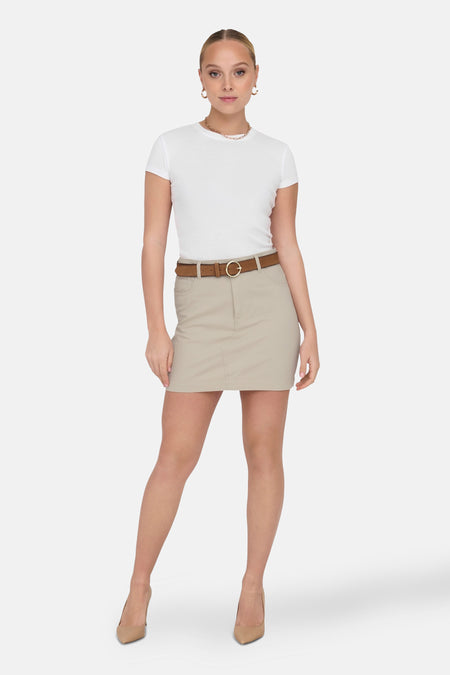 T-shirt met korte mouwen - wit
