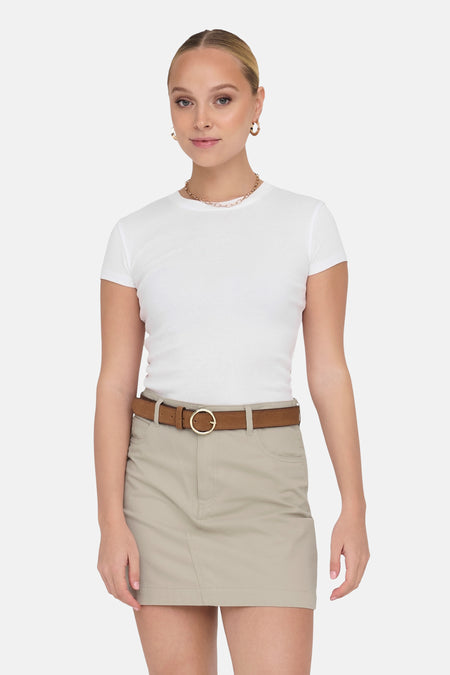 T-shirt met korte mouwen - wit