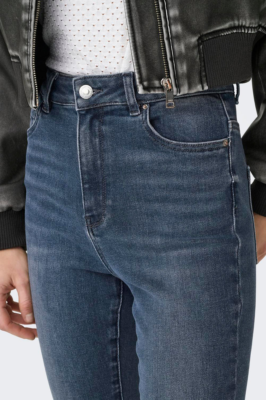 MILA FLARE - blue black denim - ONLY® - 3