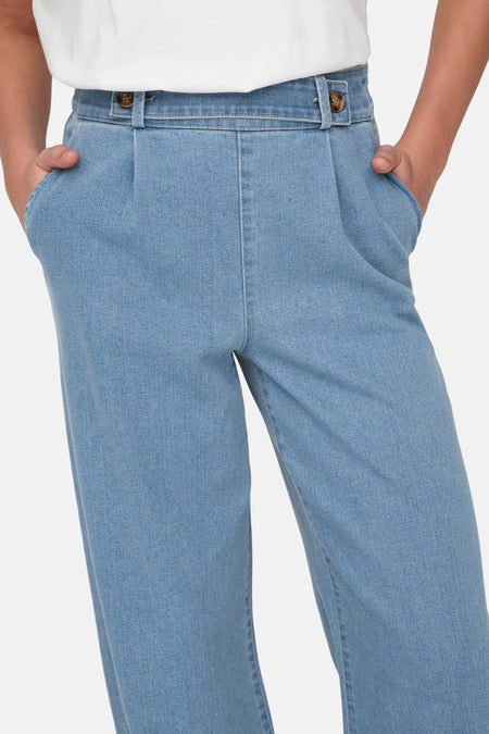 Jeans wide Light blue denim - JDY