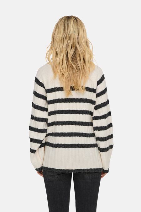JDYMILEY L/S LONG STRIPE PULLOV KNT NOOS