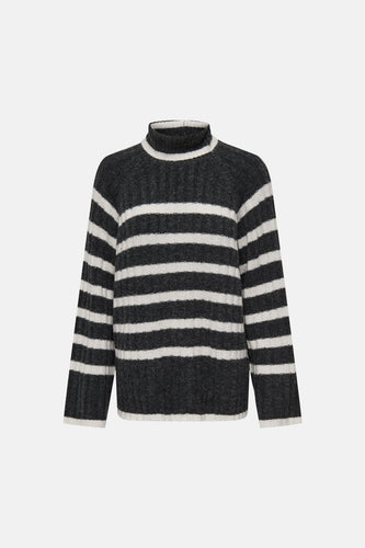 Pull met ronde hals - grijs - JDY