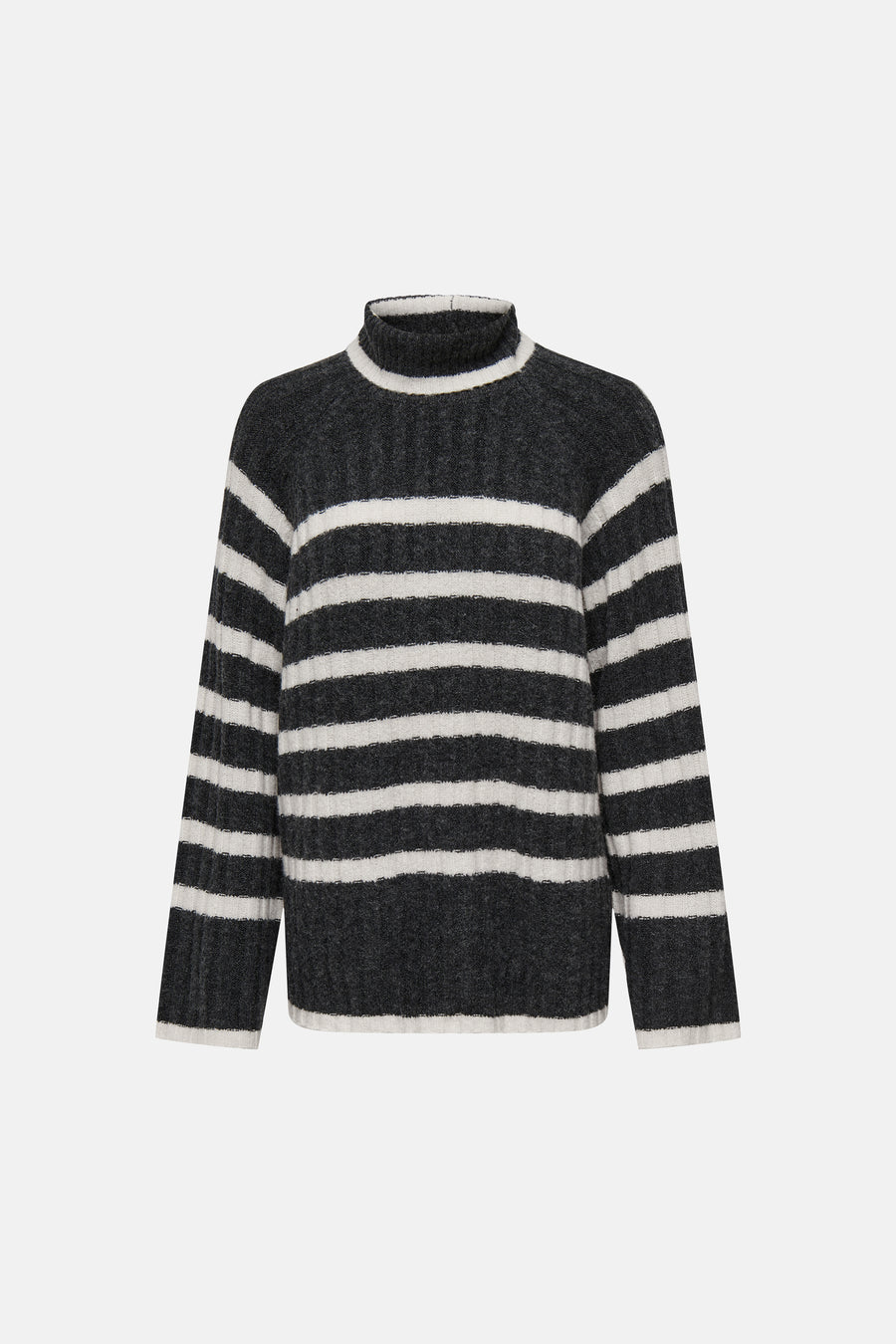 Pull met ronde hals - grijs - JDY