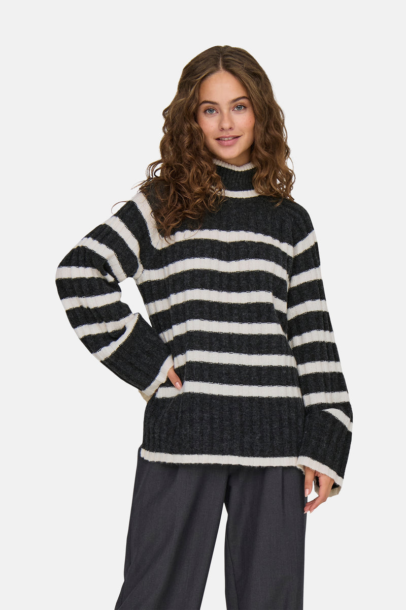 JDYMILEY L/S LONG STRIPE PULLOV KNT NOOS