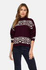 Trui met rolkraag rood - ONLY®