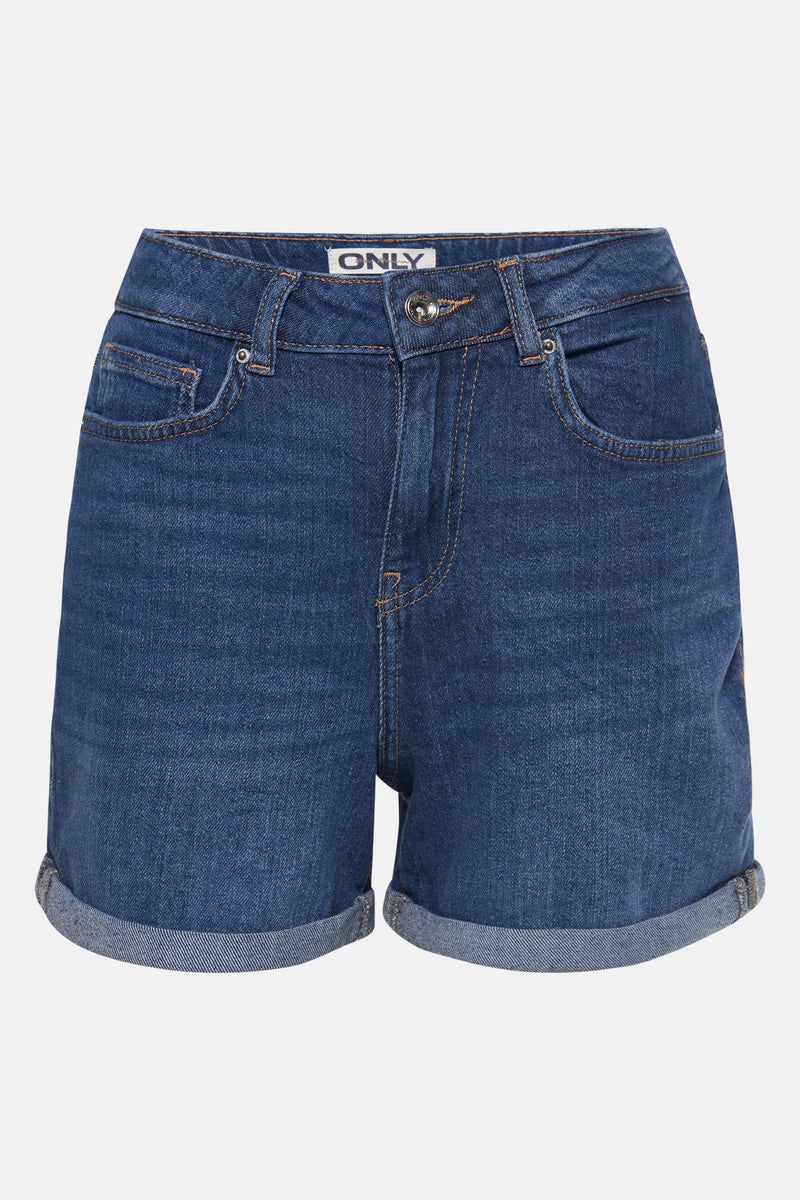 Short - mid blue denim
