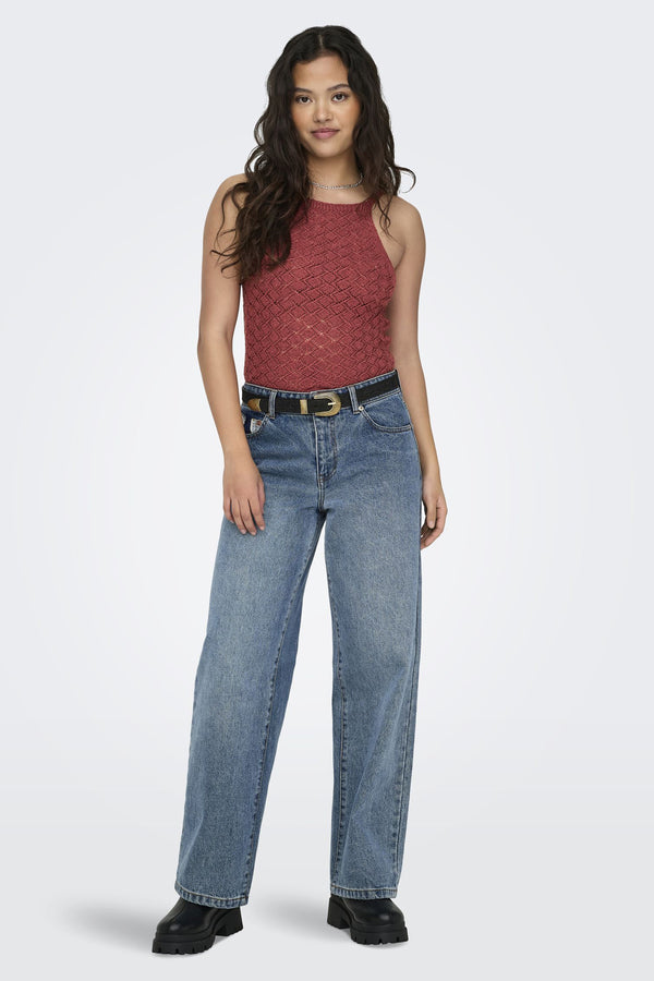 Top (spaghettibandjes) Rood - ONLY®