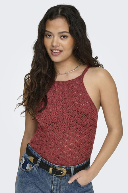 Top (spaghettibandjes) Rood - ONLY®