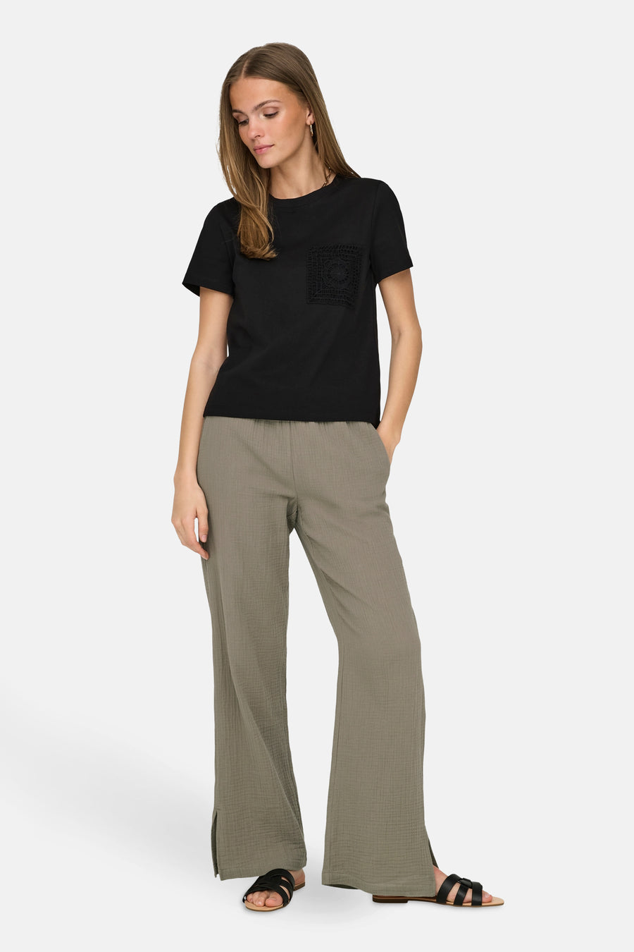 T-shirt à manches courtes - noir - JDY