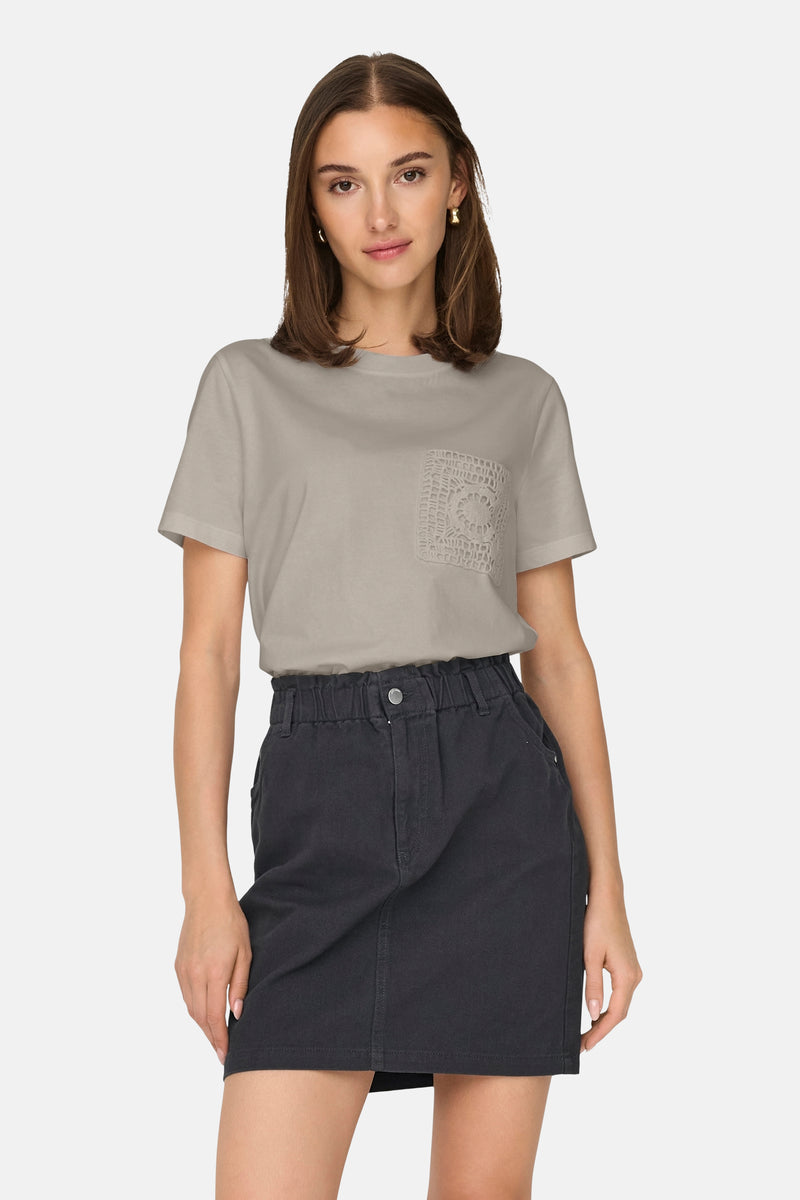 Top (korte mouwen) Beige - JDY