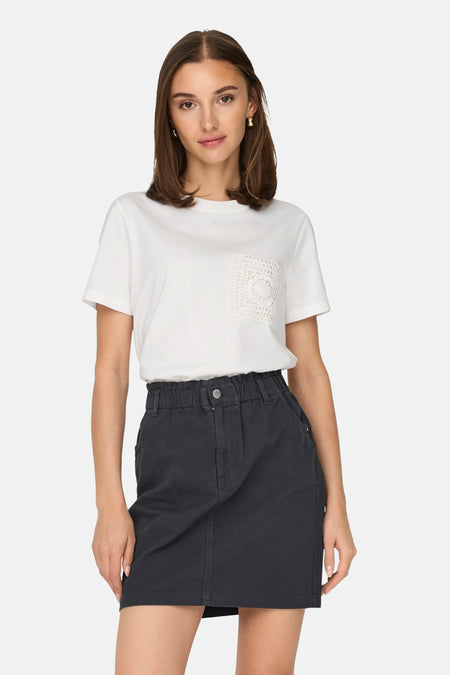 T-shirt met korte mouwen - wit