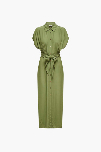 Kleedje met korte mouwen - groen