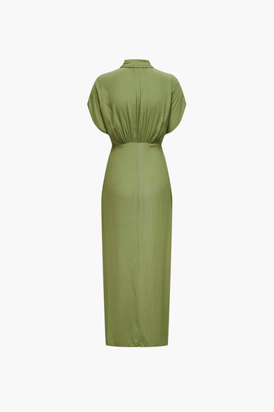 Kleedje met korte mouwen - groen
