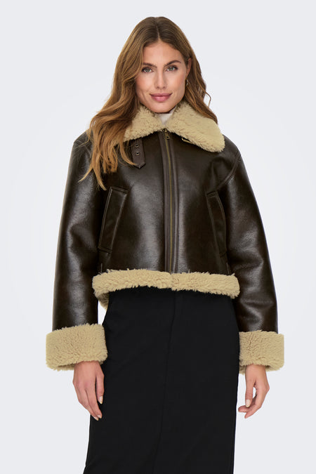 Korte jas Bruin - ONLY®