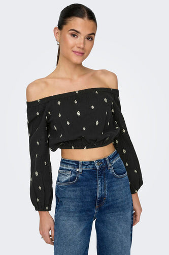 Blouse met lange mouwen - zwart - ONLY® - 7