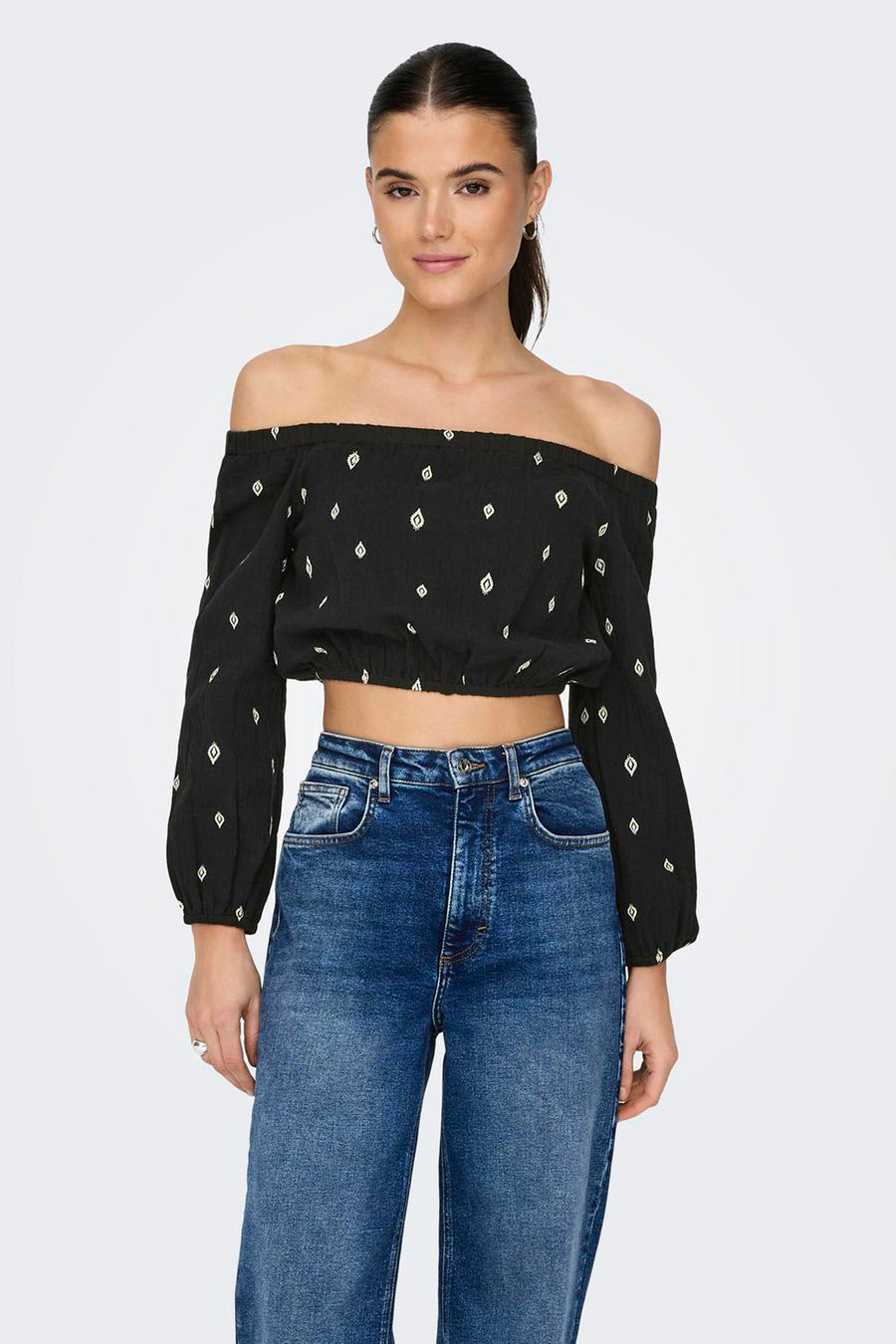 Blouse met lange mouwen - zwart - ONLY® - 6